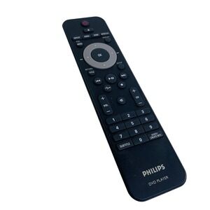 Philips DVD Player Remote Control Black Replacement OEM TV Video Accessory